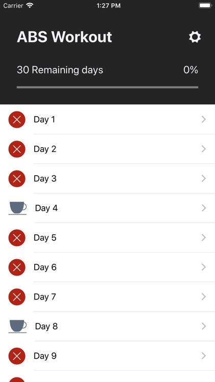 ABS Workout - 6 pack 30 days screenshot-3