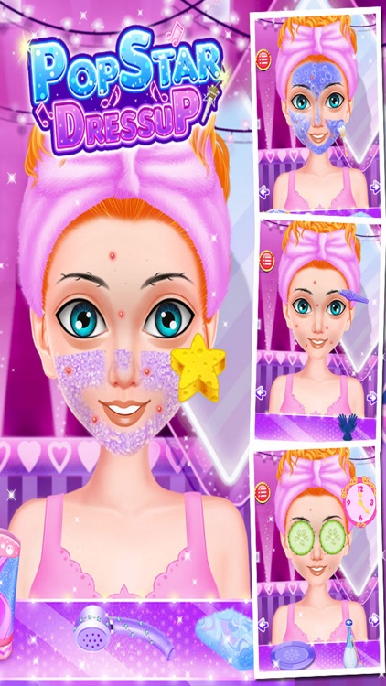 Pop Star Girls Salon Dress Up