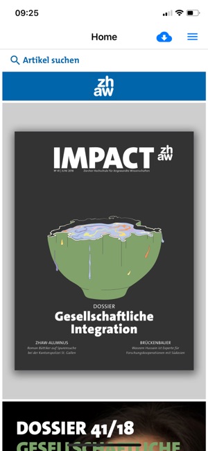 ZHAW Impact Magazin