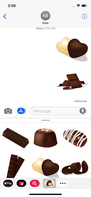 Milk Chocolate Bar Stickers