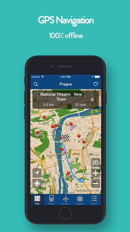 Prague Offline Map - Metro