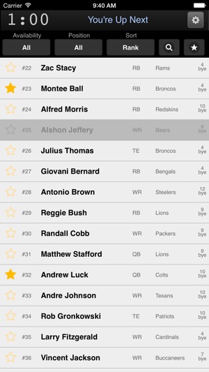 DraftNight Fantasy Draft Board(圖2)-速報App