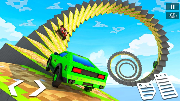 Blocky Racing: Mega Ramps