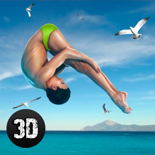 Cliff Flip Diving Swimming Sim Icon