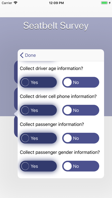 Local Seatbelt Survey screenshot 2