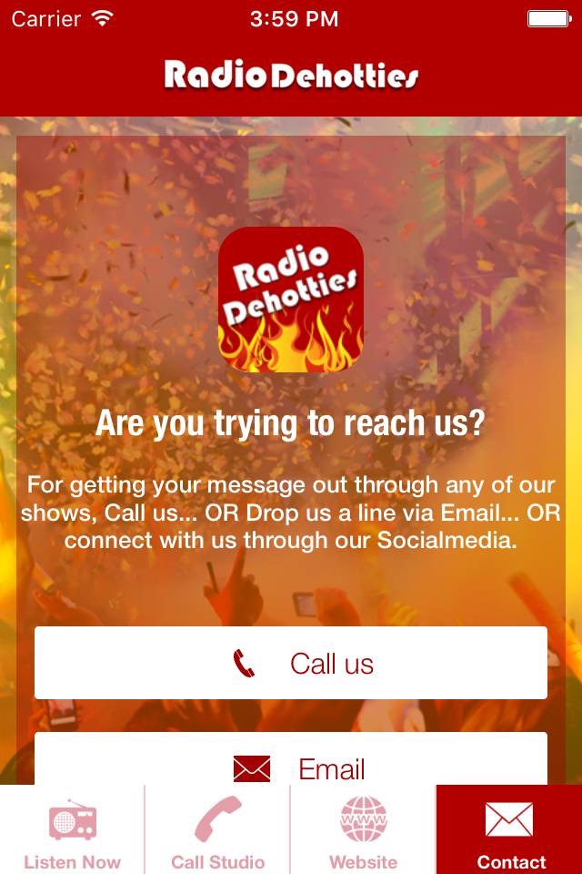 Radio Dehotties screenshot 3