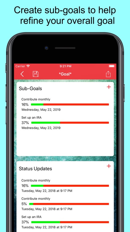 Personal Goals screenshot-3