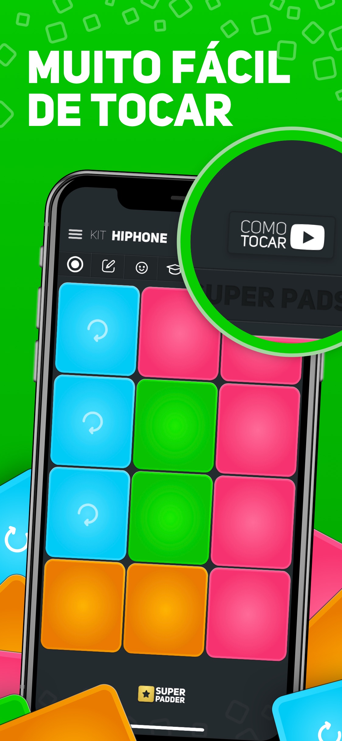 Screenshot do app SUPER PADS - Seja um DJ