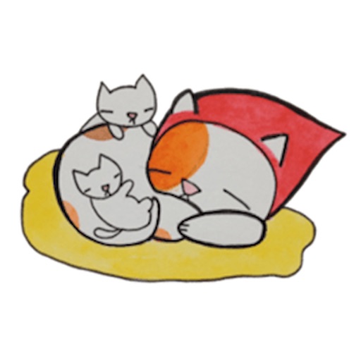 Cat and Kitten in Mother's Day icon