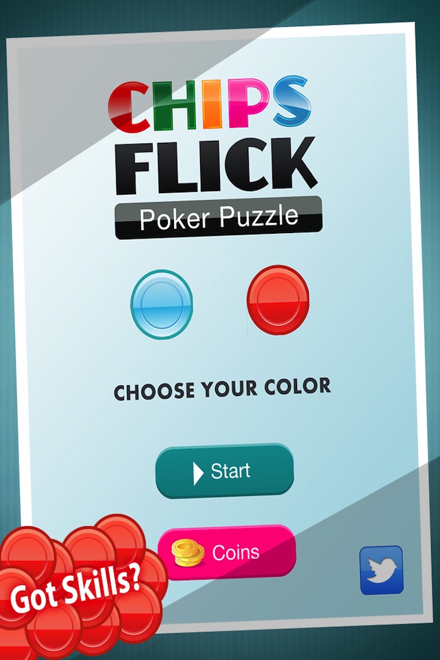 Chips Flick Poker Puzzle screenshot 3