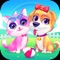 The cutest and happy pet friends Mimi the Cat and Jojo the Dog