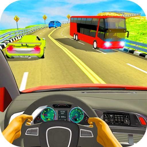 Racing In Car 3D icon