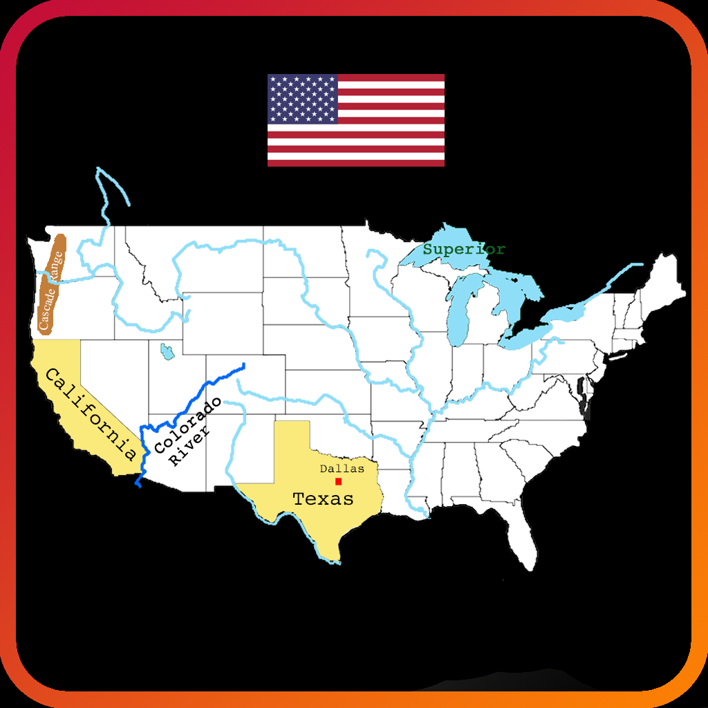Get Geography of USA Study & Quiz for iOS, iPhone, iPad Aso Report