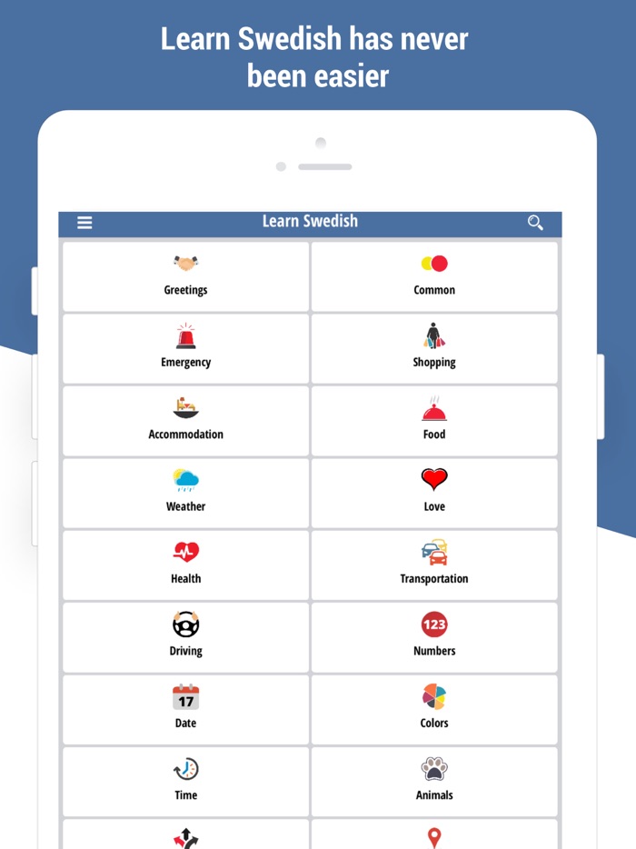 Learn Swedish Language App