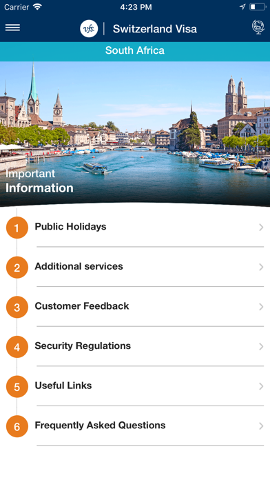 Switzerland Global Visa App screenshot 4