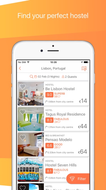 Hostelworld: Hostels & Hotels