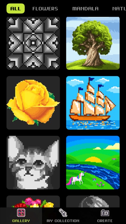 Pixel Gallery: Coloring Book screenshot-3