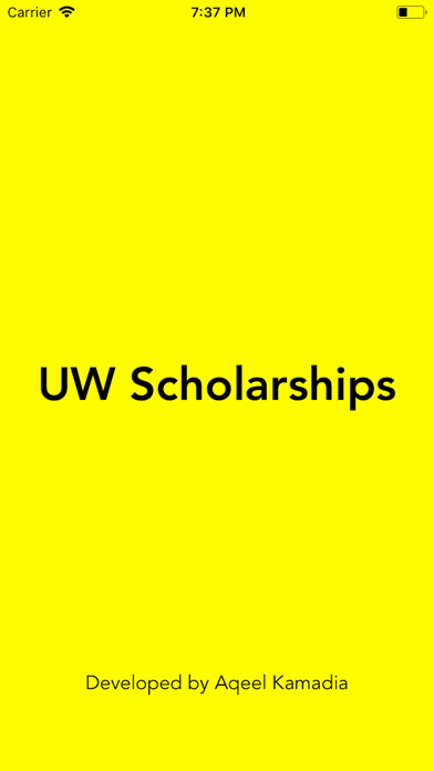 How to cancel & delete UW Scholarships from iphone & ipad 1