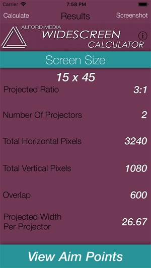 Alford Widescreen Calculator(圖2)-速報App