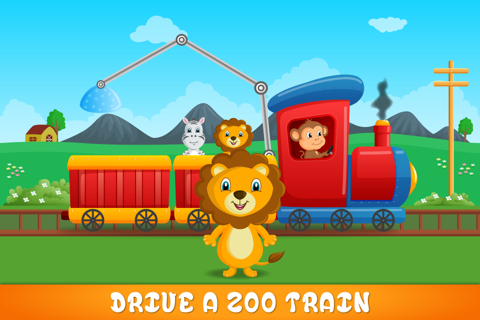 Zoo Safari Animals Train screenshot 2