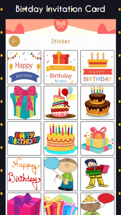 Birthday Invitation Cards HD screenshot 4