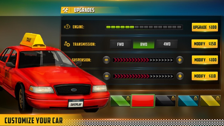 HQ Taxi Driving 3D screenshot-5