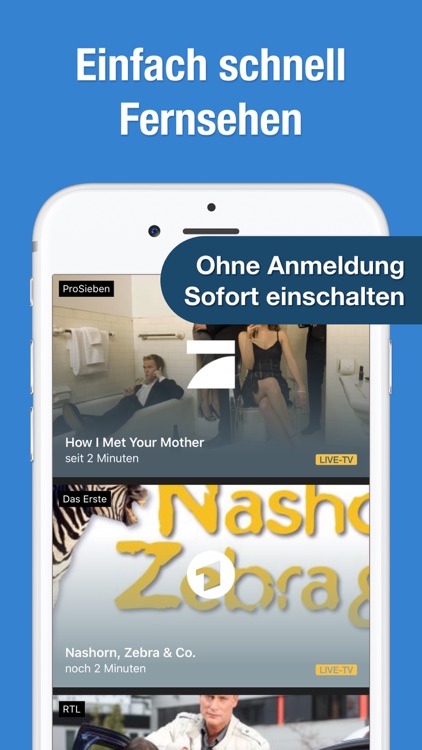 TV.de WM Live TV App 2018