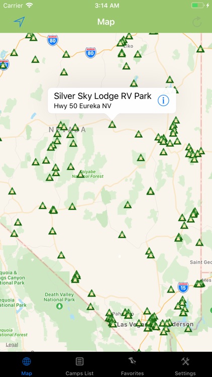 Nevada – Camping & RV spots screenshot-0