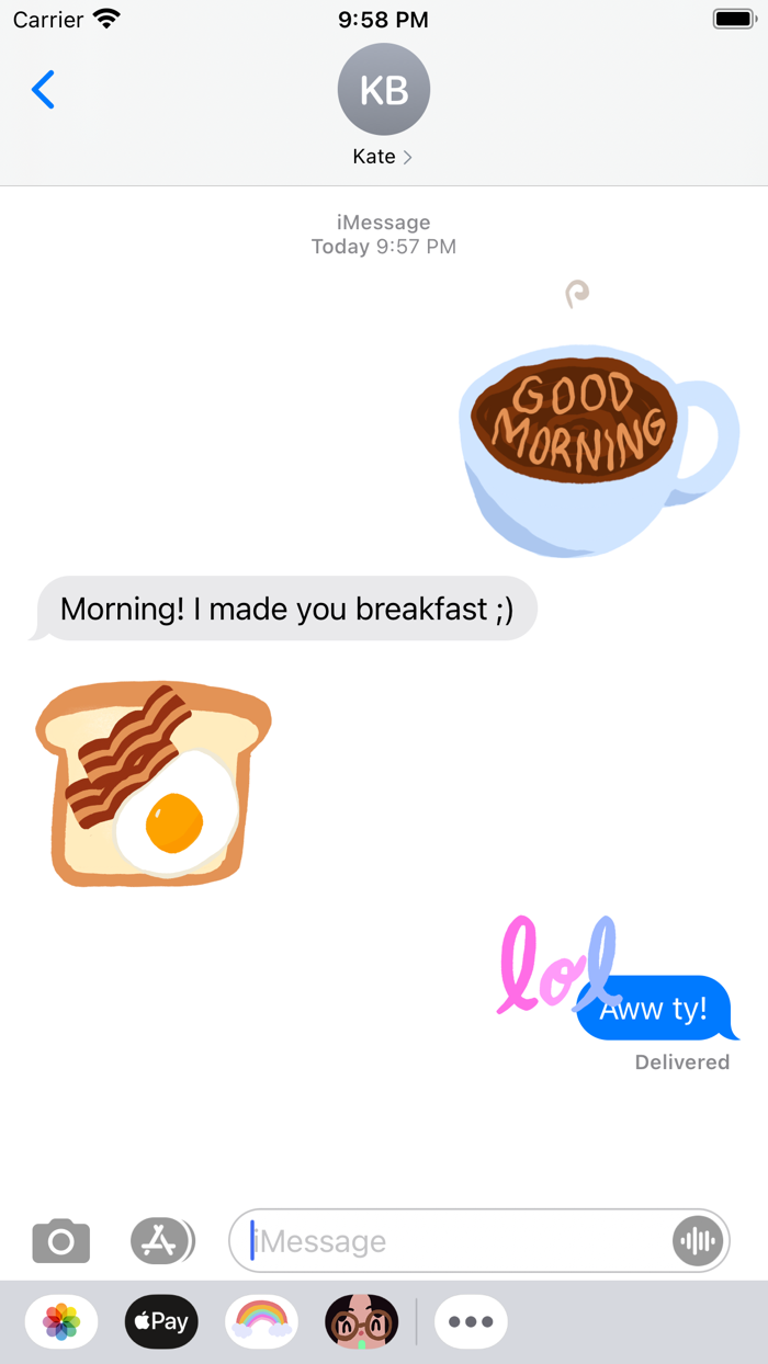 Short  Sweet Stickers