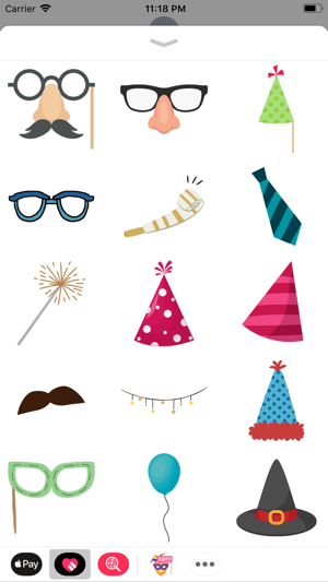 100+ Party Masks Hats Stickers(圖6)-速報App