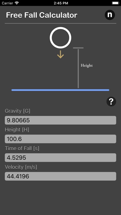 Free Fall Calculator screenshot-3