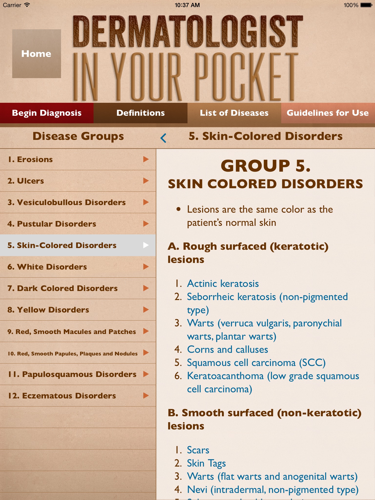 Dermatology In Your Pocket HD screenshot 4