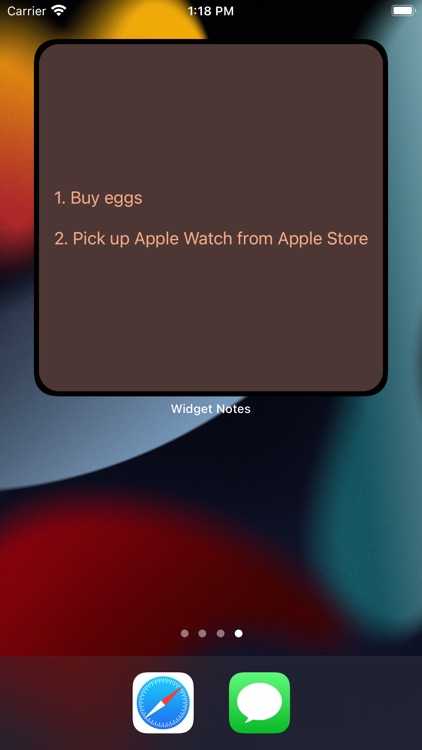 Widget Notes - Home Screen screenshot-3