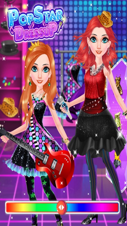 Pop Star Girls Salon Dress Up screenshot-3