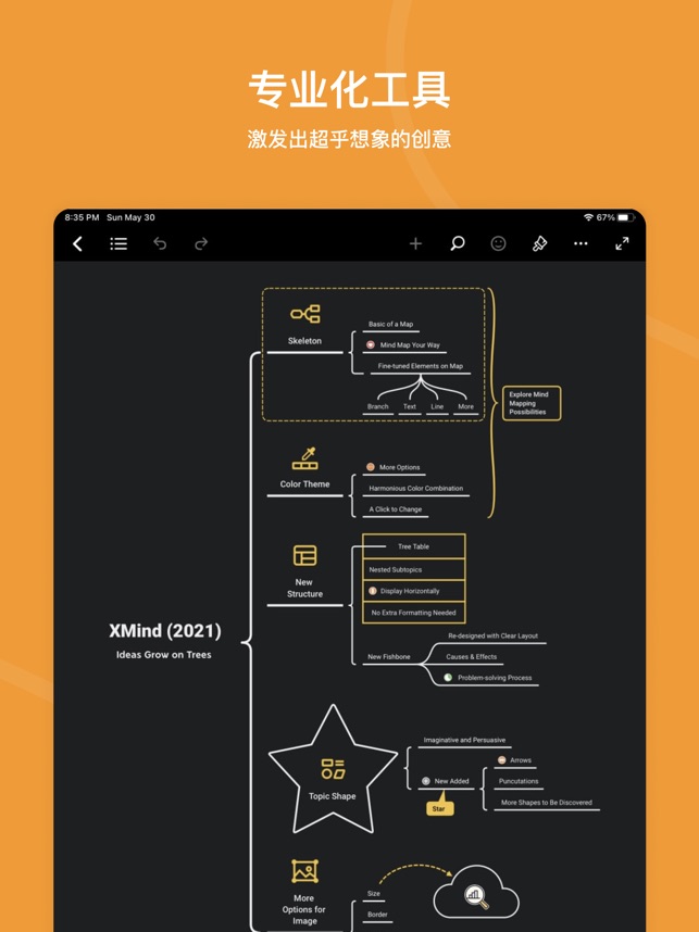 XMind 思维导图截图