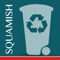 Garbage and recycling schedules and reminders for the District of Squamish, BC