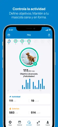 Captura de Pantalla 3 Tractive GPS for Dogs and Cats iphone