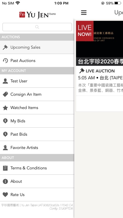 Yu Jen Auctions 宇珍