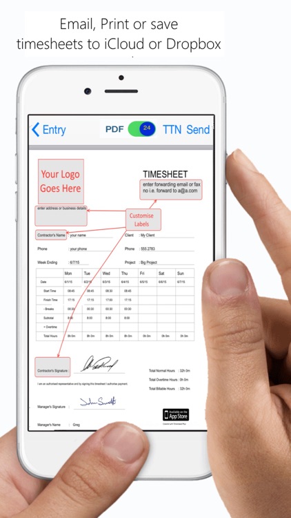 TimeSheet PDF screenshot-3
