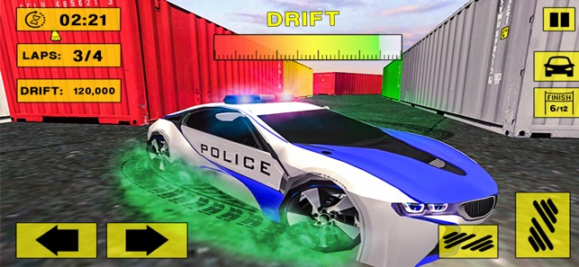 市 警察 汽车 漂流 3D(圖3)-速報App