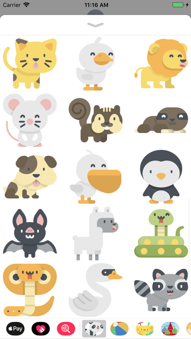 Cute Kawaii Animals Stickers screenshot 3