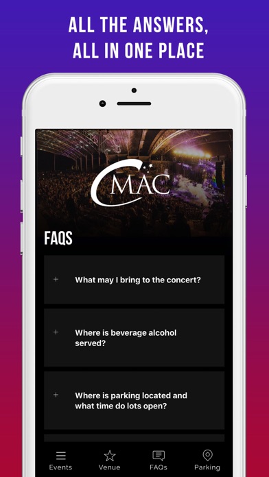 CMAC - Concerts & Events screenshot 3