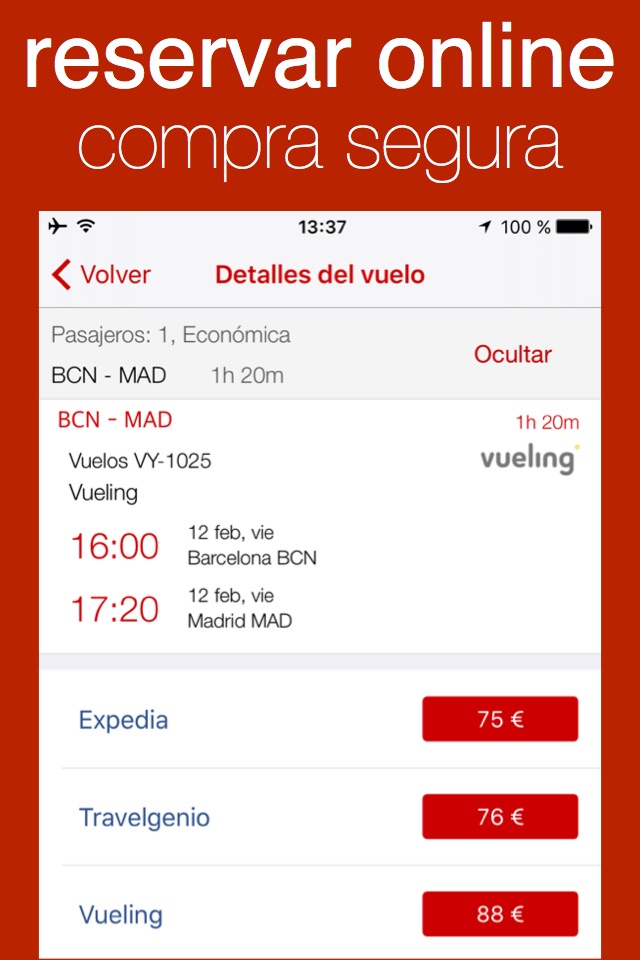 Red Tickets - Cheap Flights screenshot 2