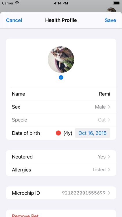 Pet Health App screenshot-6