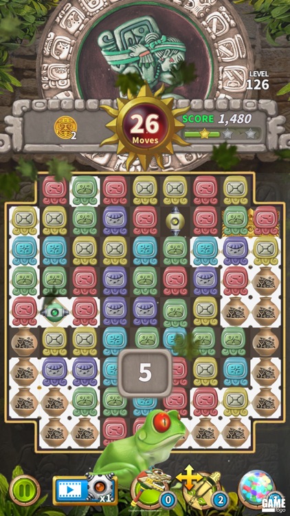 Glyph of Maya Match 3 Puzzle screenshot-1