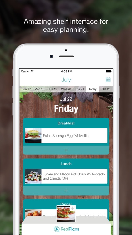 Real Plans - Meal Planner screenshot-0