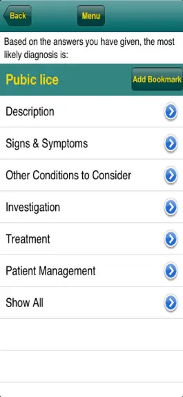 Game screenshot Your Rapid Diagnosis - STD apk