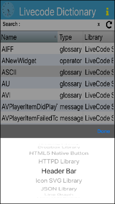 How to cancel & delete LiveCode Dictionary from iphone & ipad 4