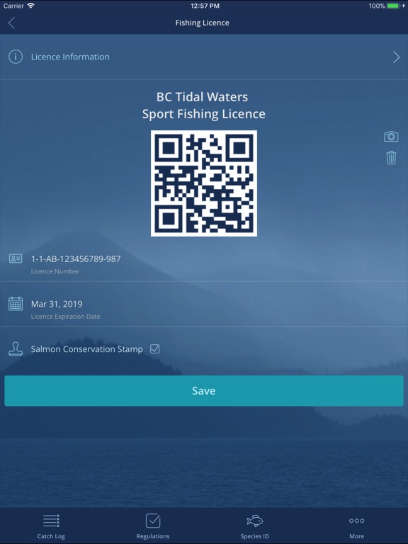 iPad Image of FishingBC