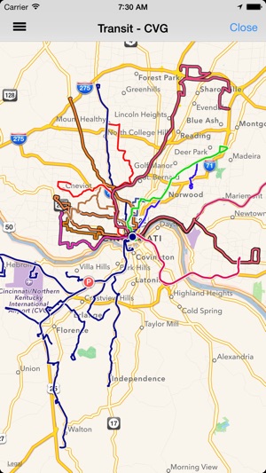 Transit Tracker - Cincinnati(圖3)-速報App